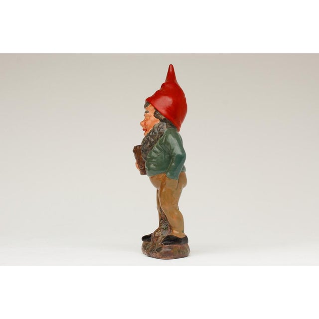 Terracotta Garden Gnome, 1940s For Sale - Image 4 of 11