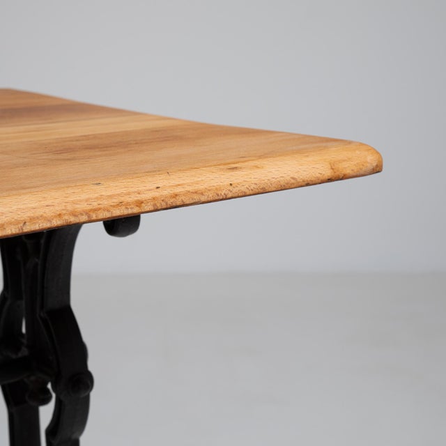 Early 20th Century Cast Iron Bistro Table, Antique, France, Early 20th Century For Sale - Image 5 of 13