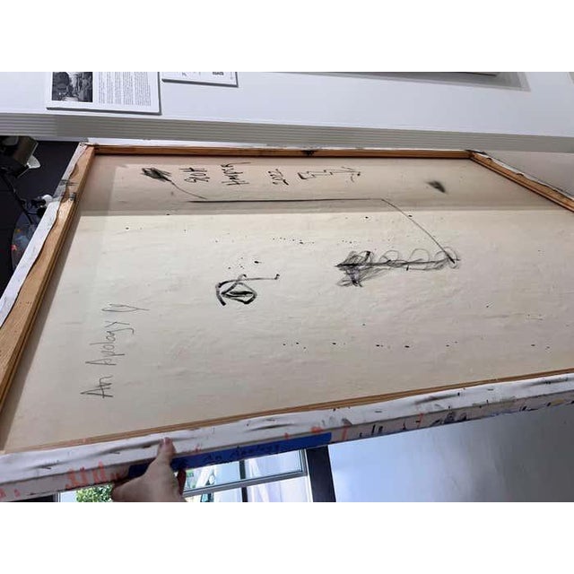 Plastic Scott Harper Mixed Media Painting titled “An Apology” 2022 For Sale - Image 7 of 12