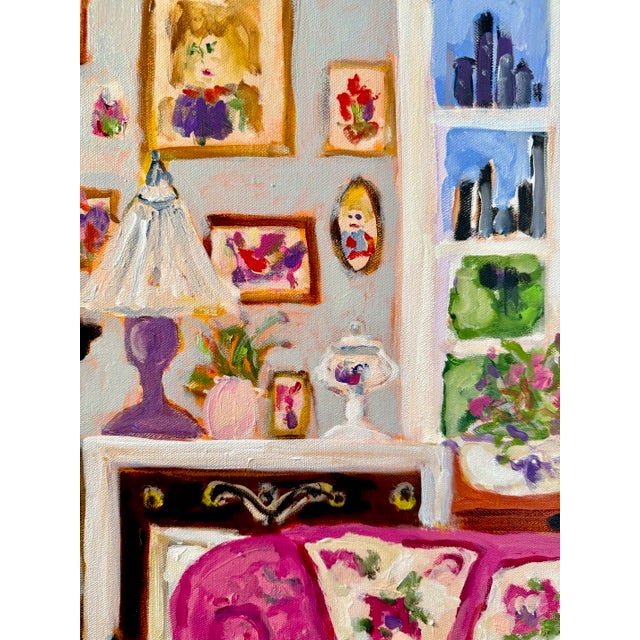 How bout this sweet little Pied e Terre right smack in Manhattan OR your living room!!! A Colorful and a cozy feeling for...