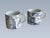 Ceramic Tiffany & Co. Mugs - Scenes of New York Toile Blue and White, Pair For Sale - Image 7 of 10
