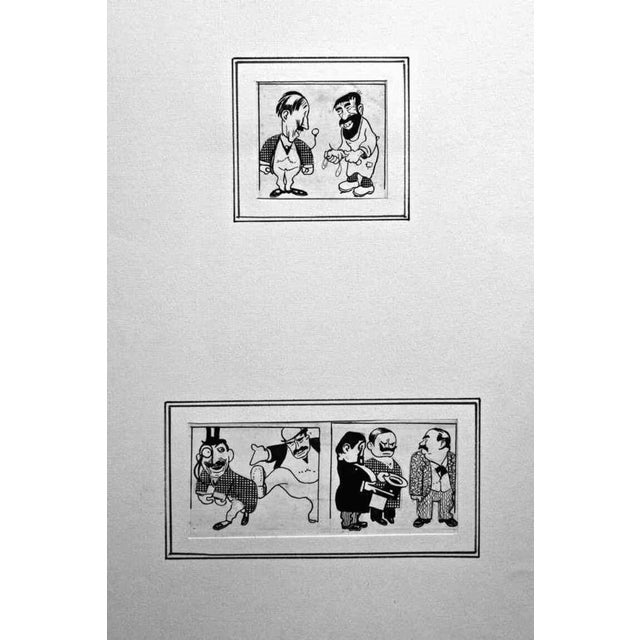 China ink drawing on paper. Not signed. Very good condition. This piece is attributed to the mentioned designer/maker. It...