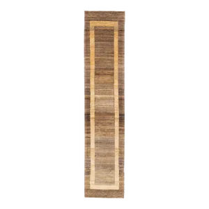 Modern Persian Shouli Gabbeh Handmade Geometric Wool Runner