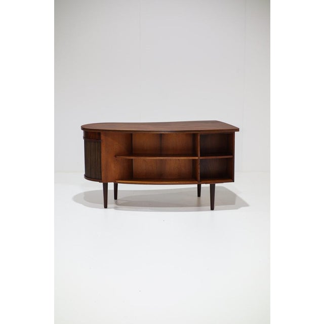 Mid-Century Modern Model 54 Kidney Desk from Feldballes Møbelfabrik, Denmark, 1960s For Sale - Image 3 of 18