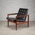 Mid-Century Modern Mid-Century Rosewood and Skai Armchair by Børge Jensen & Sønner for Bernstorffsminde, Denmark, 1960s For Sale - Image 3 of 17