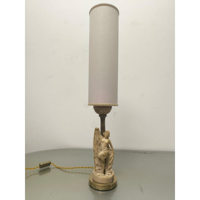 Vintage Structure with Lampshade, 1940s For Sale - Image 10 of 18