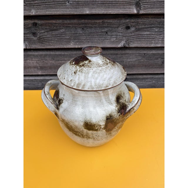 Large Covered Pot Thierry and Chantal Robert, 1970s For Sale - Image 4 of 12