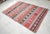 Red 1960s Hand Woven Turkish Kilim Colorful Flat Weave Area Rug For Sale - Image 8 of 13