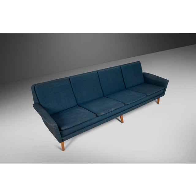 Mid Century Modern Four-Seat Sofa by Folke Ohlsson & Fritz Hansen, Denmark, circa 1960's For Sale - Image 10 of 13