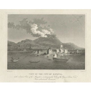 After W.M. Craig, Illustration of the Harbour Sunda Kelapa of Batavia in the Dutch Indies, 1826, Print For Sale