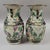Late 19th Century Pair Chinese Nanking Crackle Glaze Famille Verte Warrior Vases With Dragons, Late Qing C. 1880 For Sale - Image 5 of 10