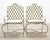 Late 20th Century Set of Four Rose Tarlow Style Iron Lattice Garden Chairs For Sale - Image 5 of 18
