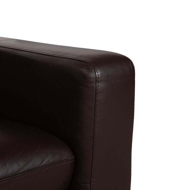 Wave Leather Three-Seater in Brown Espresso from Stressless For Sale - Image 10 of 17