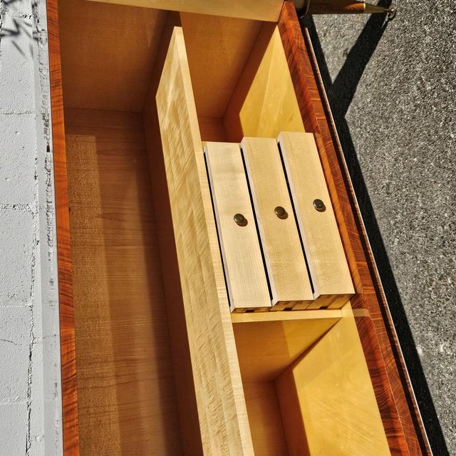Mid-Century Modern French Sideboard in Burlwood, 1960s For Sale - Image 18 of 18