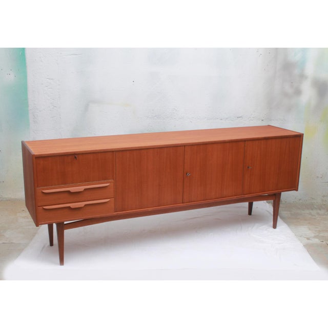 Vintage Sideboard in Teak, 1965 For Sale - Image 12 of 14