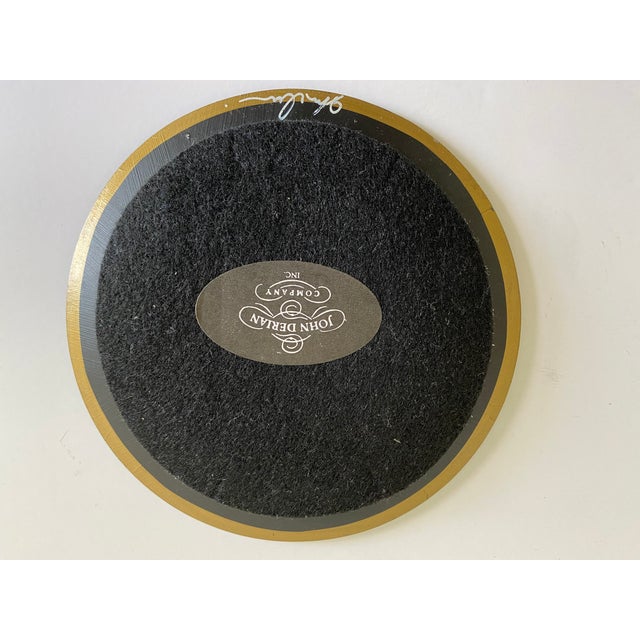 John Derian Letter "E" Decoupage Plate For Sale - Image 4 of 5