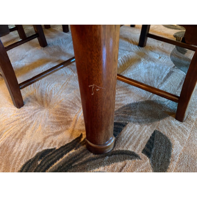 1980s Thomasville "Horizon" Collection Dining Table & Chairs For Sale - Image 9 of 10