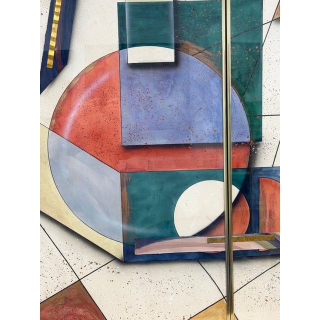 Post-Modern Mixed Media Diptych, by George Caso For Sale - Image 15 of 18