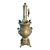 31" Tall Russian Samovar Silver Plated Decorative Embossings For Sale
