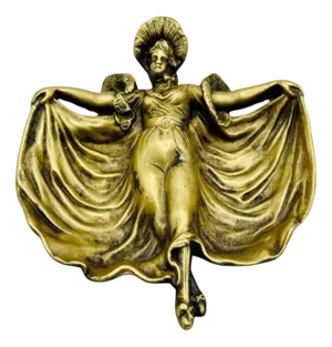 Art Nouveau Bronze Pocket Emptier