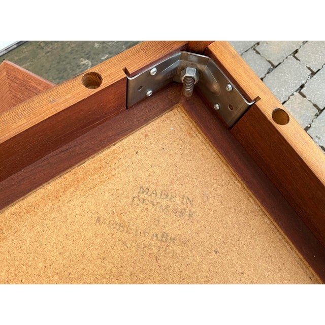 Pair of Danish Modern Teak and Tile Side Tables For Sale In Providence - Image 6 of 7