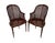 Set of Mahogany Armchairs in Louis XVI Style, 1890s For Sale