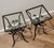 Metal 1960s MCM John Salterini Style Wrought Iron Ivy Leaf Side Tables, Pair, Indoor/Outdoor Plant Stands For Sale - Image 7 of 9