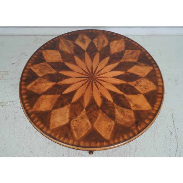 Age: Approx: 20 Years Old Details: Gorgeous Inlaid Top Ornate Base Possibly By Maitland Smith Or Similar Manufacturer...