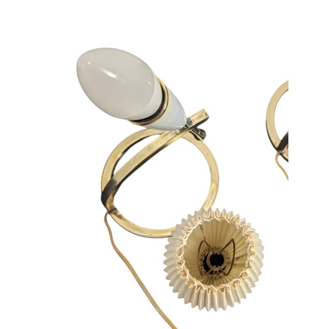Brass Table Lamps, 1960s, Set of 2 For Sale - Image 4 of 8