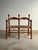 French Country Vintage Double Bench With Woven Cord Seat, C. 1950 For Sale - Image 3 of 18