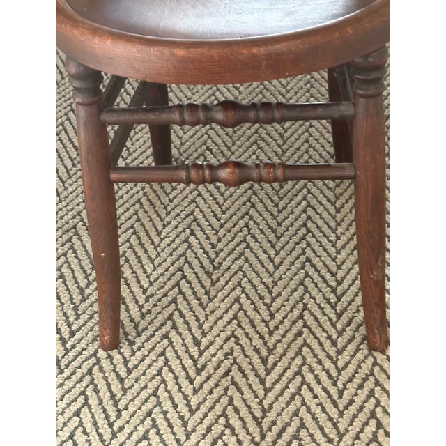 Antique Sheboygan Chair Co. Bentwood Oak Side Chair, Circa 1900–1920 For Sale - Image 4 of 9