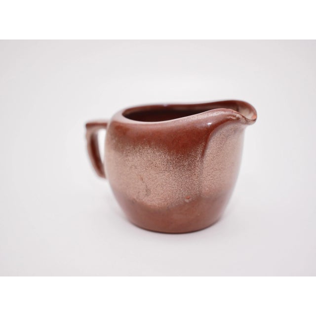 Mid 20th Century Vintage Brown Frankoma Creamer/Vase For Sale - Image 5 of 11