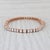 Modern 1.50ctw Diamond Tennis Bracelet 14k Rose Gold 9" 3.7mm For Sale - Image 3 of 7