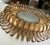 Pair Gilt Metal Eyelash Sunburst Convex Wall Mirrors For Sale - Image 14 of 18