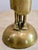 Vintage African Brass Figural Lady Table Lamp With Frosted Globe For Sale - Image 13 of 15
