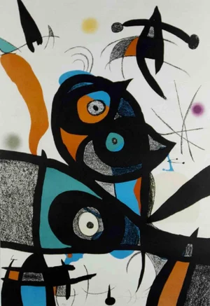 Joan Miró, Oda À Joan Mirò, Original Lithograph, 1973