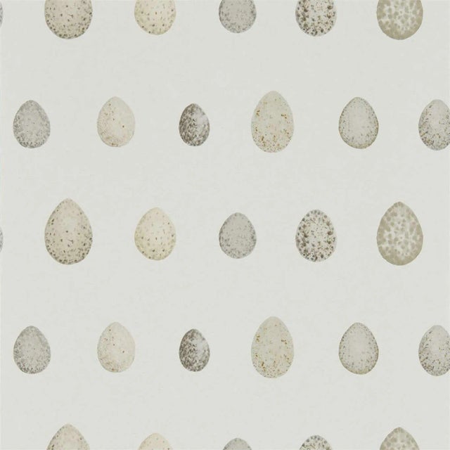 Sanderson Nest Egg Wallpaper in Almond Stone - a Sample For Sale