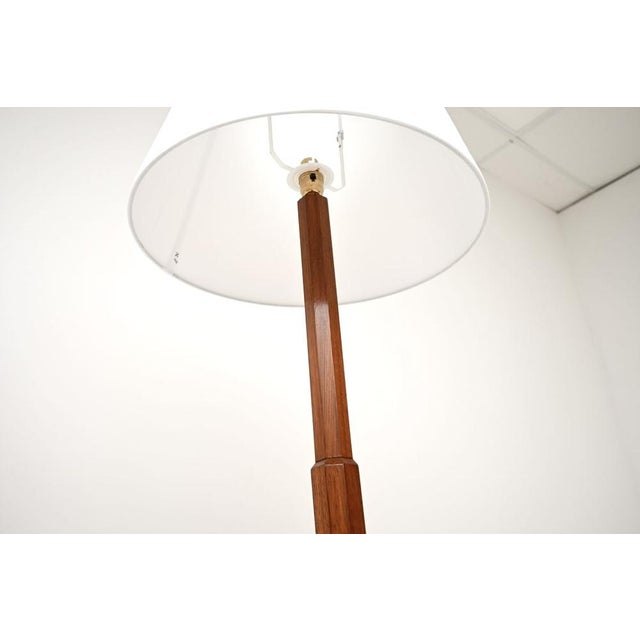 Art Deco Walnut Floor Lamps, 1930, Set of 2 For Sale - Image 4 of 8
