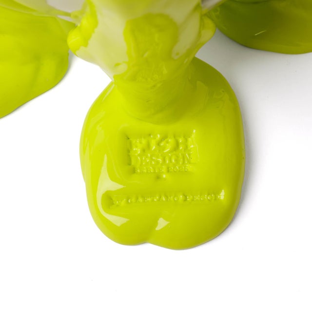 Clear Vase in Clear Bottle Green by Gaetano Pesce for Fish Design For Sale - Image 6 of 9