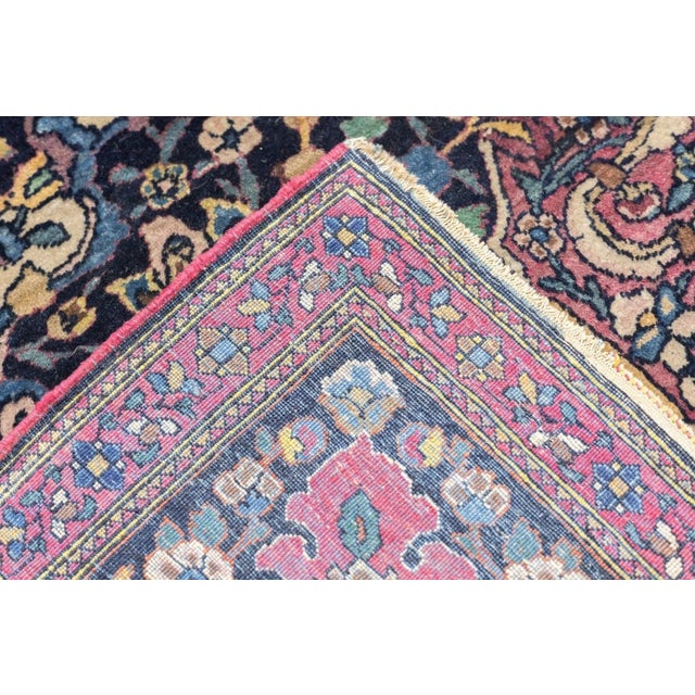 Antique Tehran Rug 4'8'' x 6'10'' For Sale - Image 4 of 12