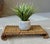 Boho Chic Mid 20th-Century Bamboo Curved Scrolled Arm Plant Stand / Riser For Sale - Image 3 of 18