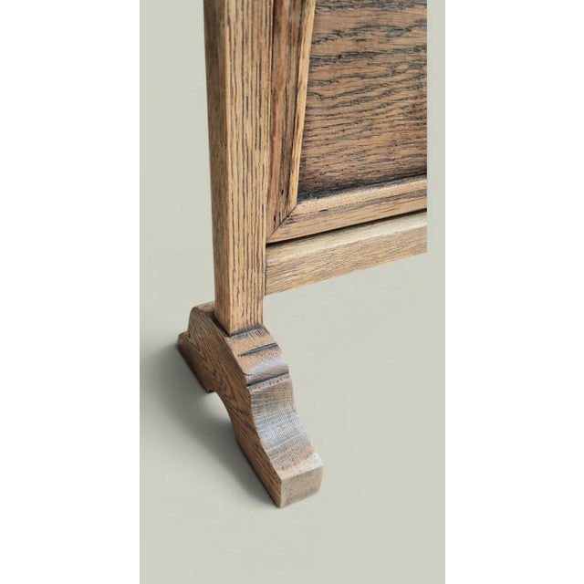 Brown Late 19th Century Folding Dumbwaiter in Oak For Sale - Image 8 of 18