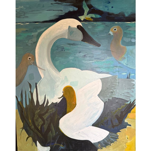 This lovely painting was inspired by what I witnessed at Yellowstone National Park. Avocets surrounded a swan’s nest and...