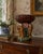 Vintage Majolica Style Three Monkey Ceramic Basket Centerpiece Kindly note photo number two (2) is a digital rendering...