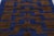 Rug & Kilim Vintage Turkish Tulu Rug, Navy Blue and Brown Geometric Pattern - Rug & Kilim For Sale - Image 4 of 8