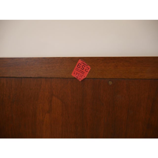 1970s Widdicomb Mid-Century Burl Panel Sideboard For Sale - Image 11 of 12