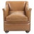 Brown Vintage Italian Light Brown Leather Armchair, Mid-20th Century For Sale - Image 8 of 8
