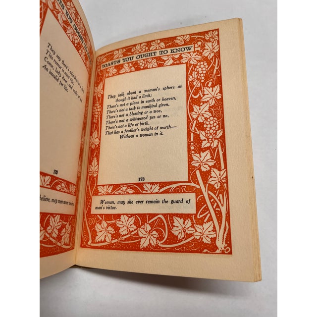 Paper 1908 Toasts You Ought to Know Book For Sale - Image 7 of 11