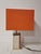 Mid-Century Modern Travertine and Resin Table Lamp, 1980s For Sale - Image 11 of 11
