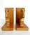 1960s Pair of Swiss Handcrafted Wooden Dachshund Book Ends For Sale - Image 5 of 12